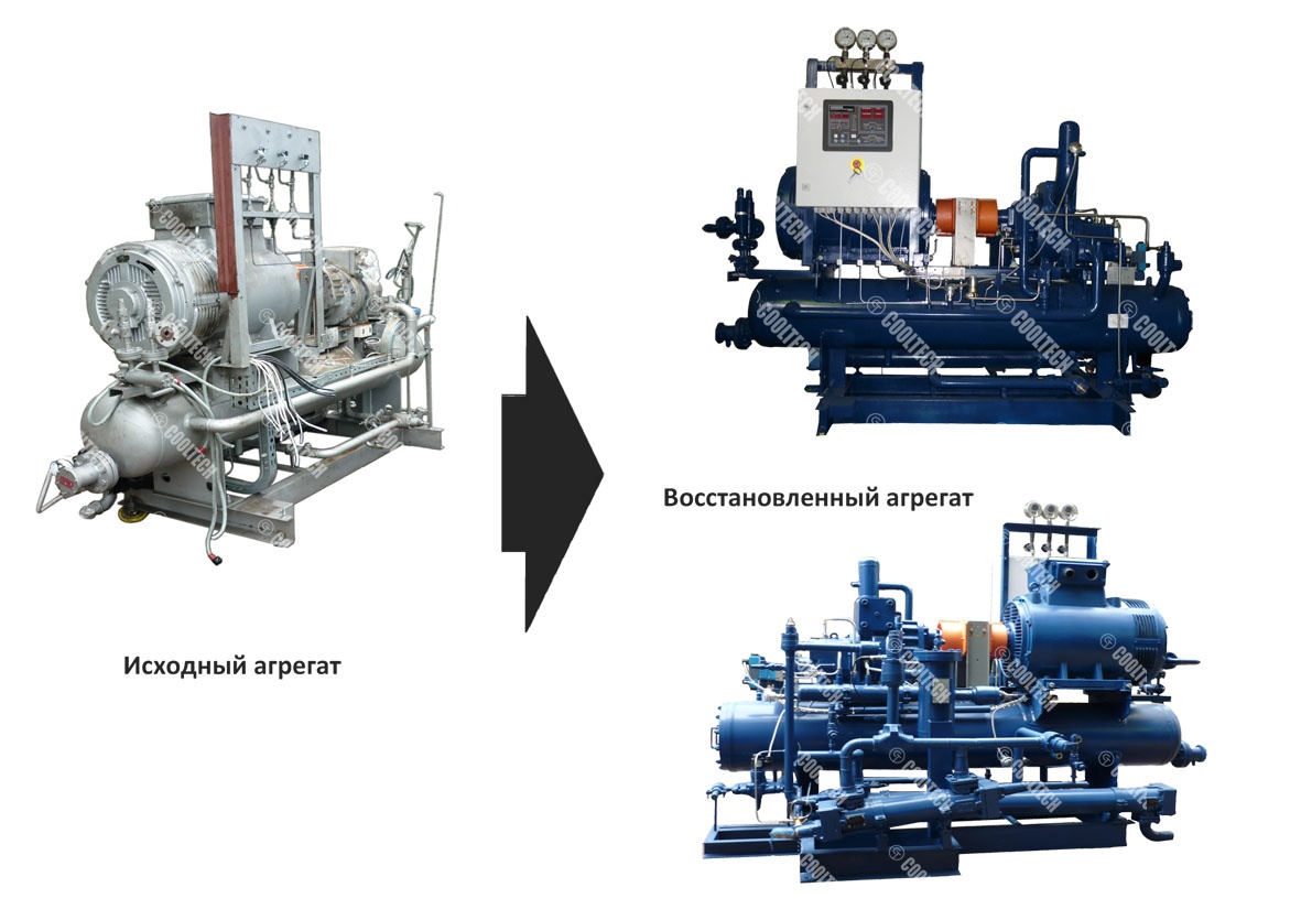 Восстановление холодильных агрегатов